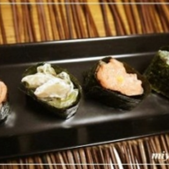 お正月の余ったお餅で簡単&美味しい「餅寿司」♬